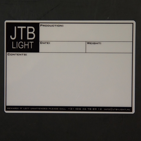 Flightcaselabels Caselabels JTB LIGHT